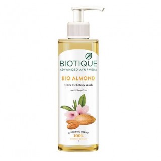 Biotique Advanced Ayurveda Bio Almond Oil Body Wash, 200 ml